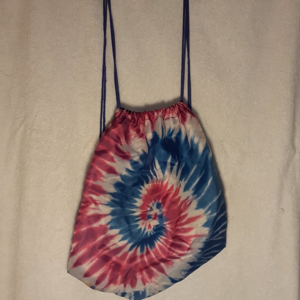 Tie Dye Drawstring Bag